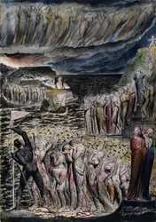 The Vestibule of Hell and Souls Mustering to Cross the Acheron